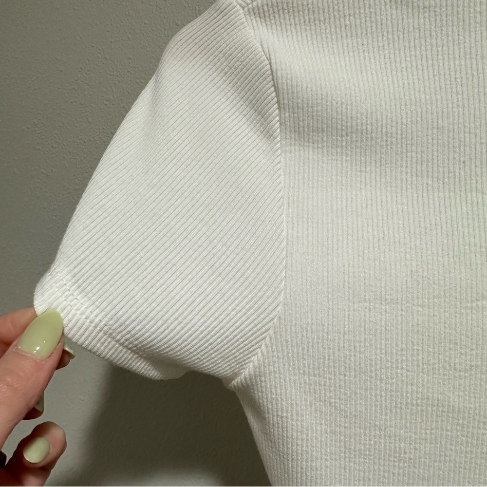 **NWT** Lulu’s Ribbed Square Neck Top - Picture 6 of 9